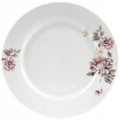KOMPLET TALERZY SERWIS OBIADOWY 12EL 4 OSOBY PORCELANA KWIATY