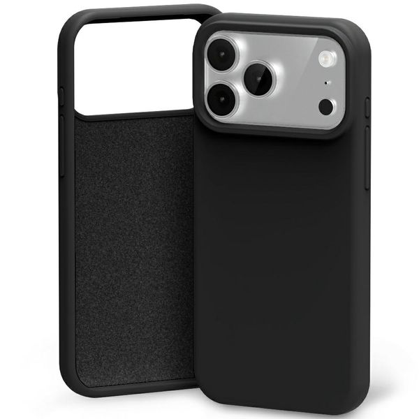 etui mercury silicone do iphone 17 pro   czarny zdjęcie 2