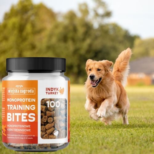 przysmak dla psa indyk kąski monoproteinowe treningowe 150g wiejska zagroda na Arena.pl
