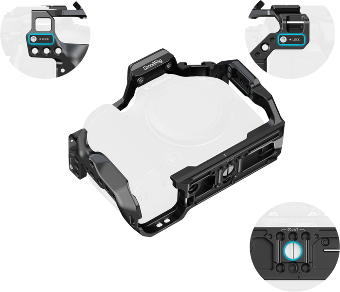 SmallRig 5954 Klatka do Canon EOS R6 Mark III / R6 Mark II HawkLock e zdjęcie 5