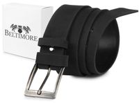 BELTIMORE czarny męski pasek skórzany pudełko W27