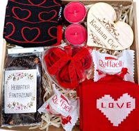 PREZENT DLA NIEJ NA WALENTYNKI żony dziewczyny BOX zestaw prezentowy RÓŻE