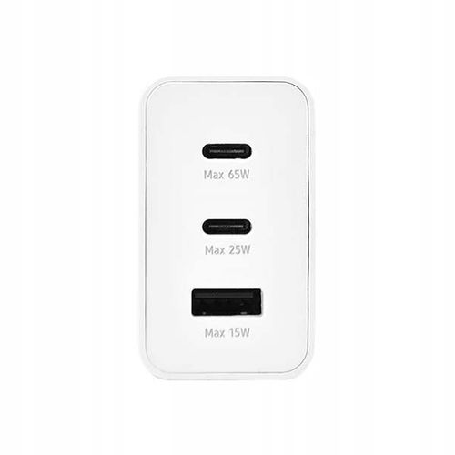 SZYBKA ŁADOWARKA SIECIOWA DO SAMSUNGA S24 S23 S22 2XUSB-C PD TRIO 65W 25W na Arena.pl