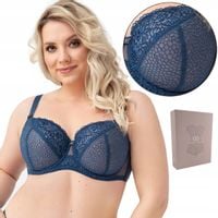 Miękki biustonosz GORSENIA K728 EDITH blue, 85G
