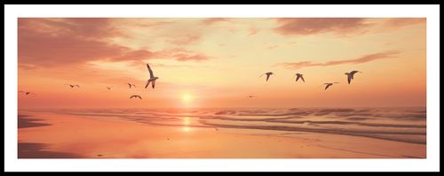 Plakat 95x33cm Spokojna Przystań na Arena.pl