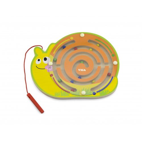 Labirynt Magnetyczny Drewniana gra Śimak na Arena.pl