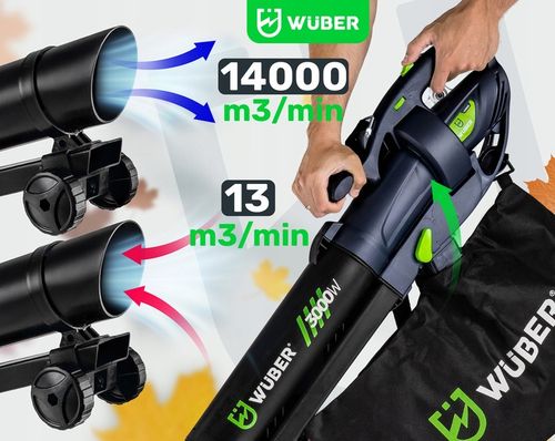 ELEKTRYCZNA DMUCHAWA OGRODOWA 35L DO LIŚCI 3000W ROZDRABNIACZ na Arena.pl