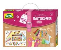 Zestaw rękodzielo 400 elementów różowy