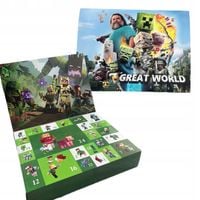 Kalendarz Adwentowy Minecraft Odliczanie Figurka Klocki Dla Dzieci