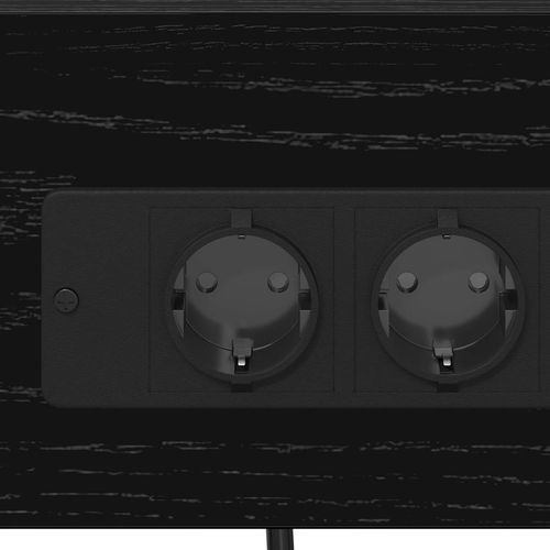 Szafka Nocna z szufladą 2 pcs Czarny dąb 41 x 31 x 51 cm na Arena.pl