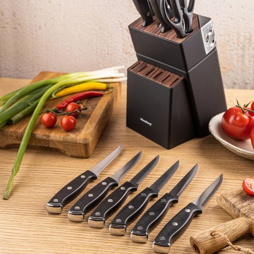 zestaw noży kuchennych i do steków w bloku klausberg kb-7985 na Arena.pl