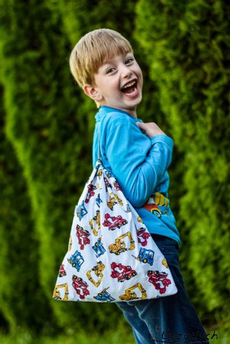 Worek na buty worek na kapcie do szkoły przedszkola koparki betoniarki na Arena.pl