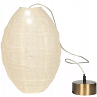 LAMPA SUFITOWA WISZĄCA DO SALONU NAD STÓŁ BOHO JUTOWA BEŻOWA duża 45cm