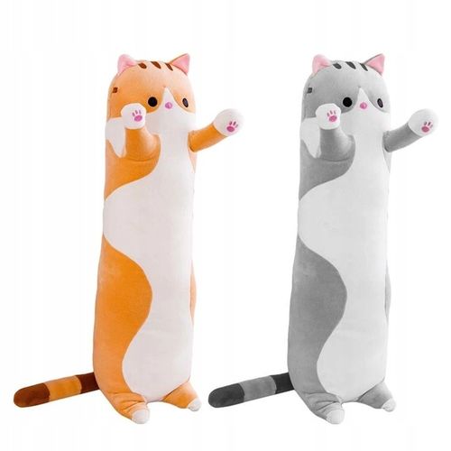 DŁUGI Kotek Poduszka Pluszak Kot Maskotka 70 CM na Arena.pl