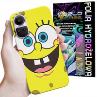 ETUI DO OPPO RENO 10 PRO 5G - SPONGEBOB BAJKI GRY WYBÓR PLECKI + FOLIA