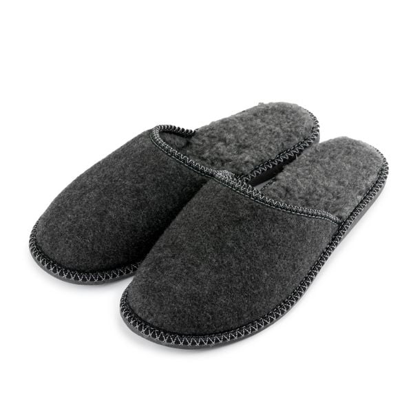 Kapcie męskie ocieplane filcowe zdjęcie 1