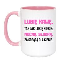 Duży Biało-Różowy 450 ml