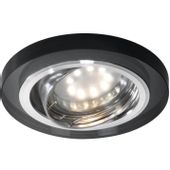 Minimalistyczne oczko sufitowe Ssu regulowana lampa czarna