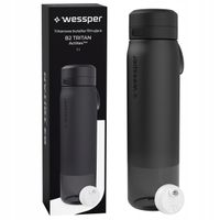 Butelka filtrująca Wessper B2 TRITAN Actitex™ 1000 ml Black