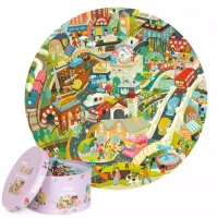 Puzzle okrągłe 150 Życie w mieście