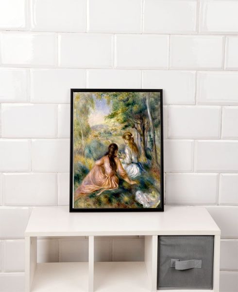 In the Meadow, Auguste Renoir - plakat 21x29,7 cm zdjęcie 2