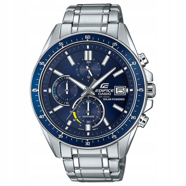 Casio EDIFICE EFS-S510D-2AVUEF SOLAR 100m SREBRNY zdjęcie 2