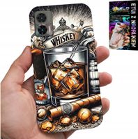 ETUI DO MOTOROLA EDGE 30 NEO - WHISKY CYGARO WZORY DLA MĘŻCZYZN PLECKI