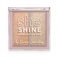 revers she shine duo rozświetlacz #3 pink gleam 7,2 g