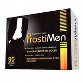 Prostimen, prostata, przepływ moczu, palma sabałowa, dla mężczyzn, 90 kaps.