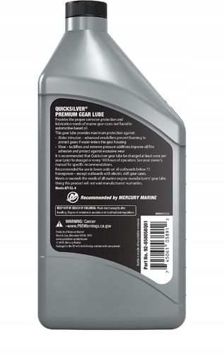 Olej Przekładniowy Quicksilver PREMIUM 1 L 858058QB1 na Arena.pl