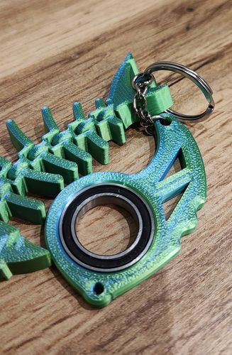 Keyspinner Keyrambit + Rekinek TikTok Key - Na Prezent! LAGOON -Druk 3D na Arena.pl