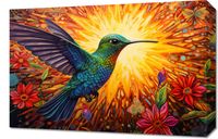 Obraz 60x40cm Koliber Barw