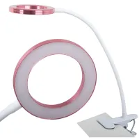 Lampka biurkowa Verk Group 24 LED z klipsem do wygodnego oświetlenia miejsca pracy