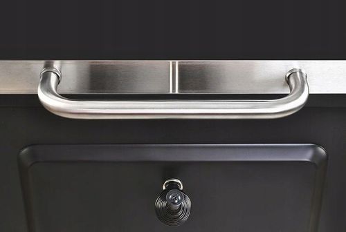 DE KRAFT GRILL WĘGLOWY ANGULAR RUSZT ŻELIWNY + POKROWIEC na Arena.pl