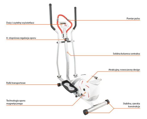 Orbitrek treningowy Vivo NS-1104E na Arena.pl