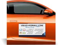 Magnes na auto reklama magnetyczna 60x30 cm HYDRAULIK projekt w cenie