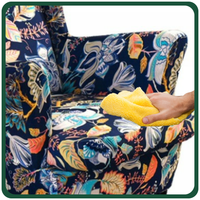 Pokrowiec Fotel Uszak Kolorowy Kwiaty Liście Wzory Elastyczny [22Ew14]