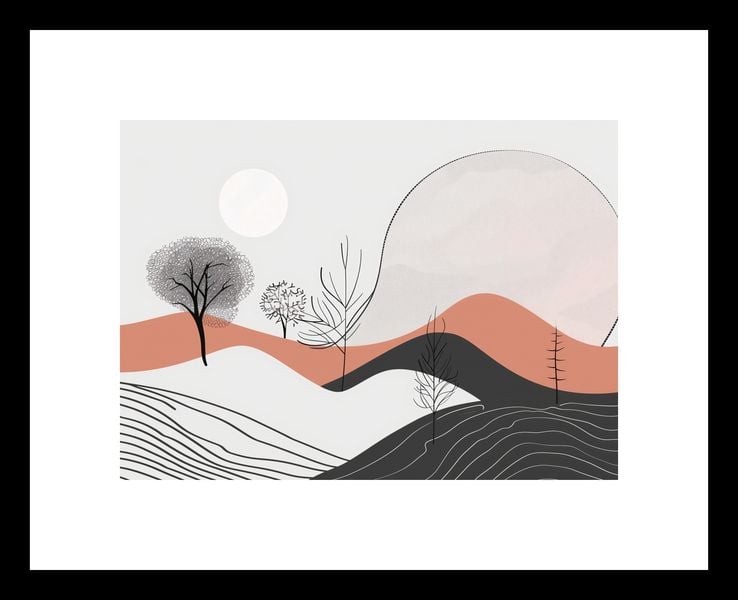 Plakat 18x13cm Półcień Widoku zdjęcie 3