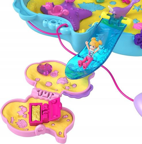 POLLY POCKET OTWIERANA TOREBKA KONIKI MORSKIE ZESTAW 2 MINILALKI + DODATKI na Arena.pl