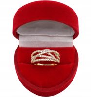 Złoty PIERŚCIONEK ze stali PL 24 USA 11 316L P219