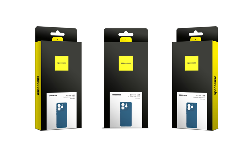 Spacecase Silicone Case 3.0 Redmi Note 14 4G Blue zdjęcie 8