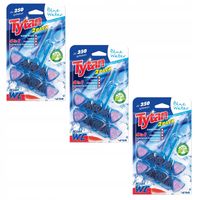 3 x KOSTKA DO WC 4w1 TYTAN BLUE WATER 2x40g
