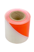 TAŚMA OSTRZEGAWCZA 0,7x100 m BIAŁO CZERWONA MOCNA