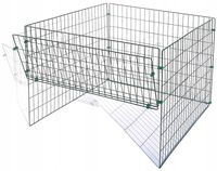 KOMPOSTOWNIK OTWIERANY METALOWY 660L NOWY MODEL