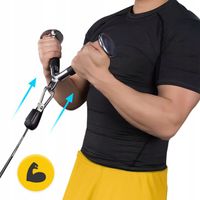 UCHWYT DO WYCIĄGU ATLASU ĆWICZEŃ GRYF V-BAR TRICEPS BICEPS TRÓJKĄT PODWÓJNY