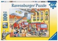 Relaksujące PUZZLE Do Układania GRA LOGICZNA Zestaw Puzzli STRAŻ POŻARNA