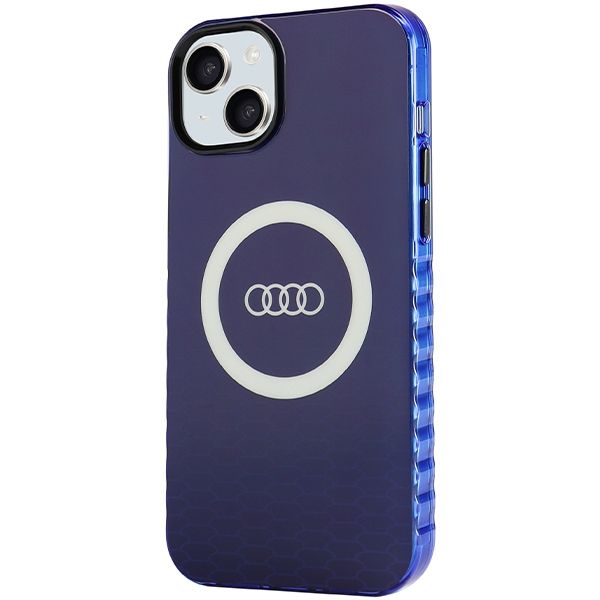 Etui Audi do iPhone 15 Plus, iPhone 14 Plus, Niebieski, MagSafe zdjęcie 2