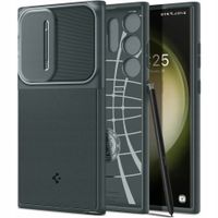 Etui Spigen Optik Armor do Samsung Galaxy S25 Ultra zielony