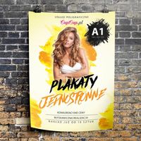 Plakaty w formacie A1 594 x 841 mm 250 szt.