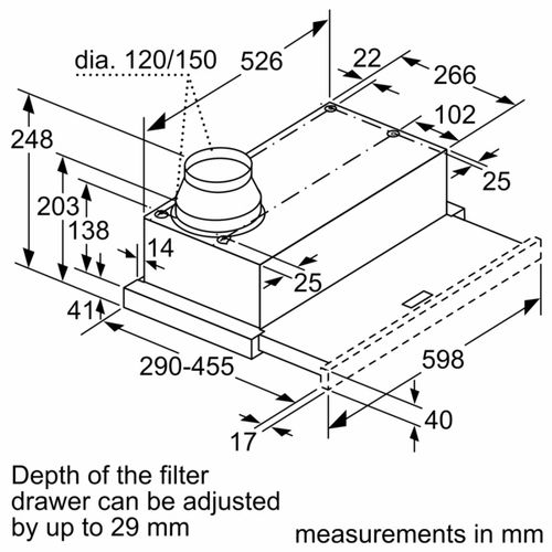 Okap teleskopowy BOSCH DFL063W56 60 cm na Arena.pl